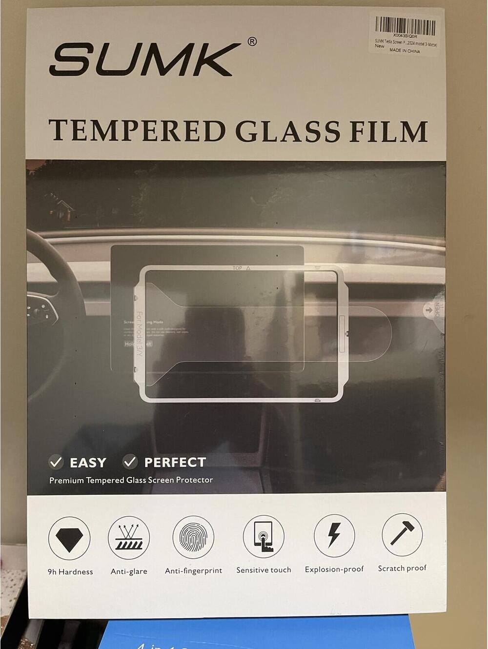 Premium Tempered Glass Screen Protector for Tesla Model 3 & Model Y